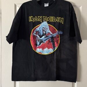 Vintage Black Iron Maiden self titled tour Graphic Tee